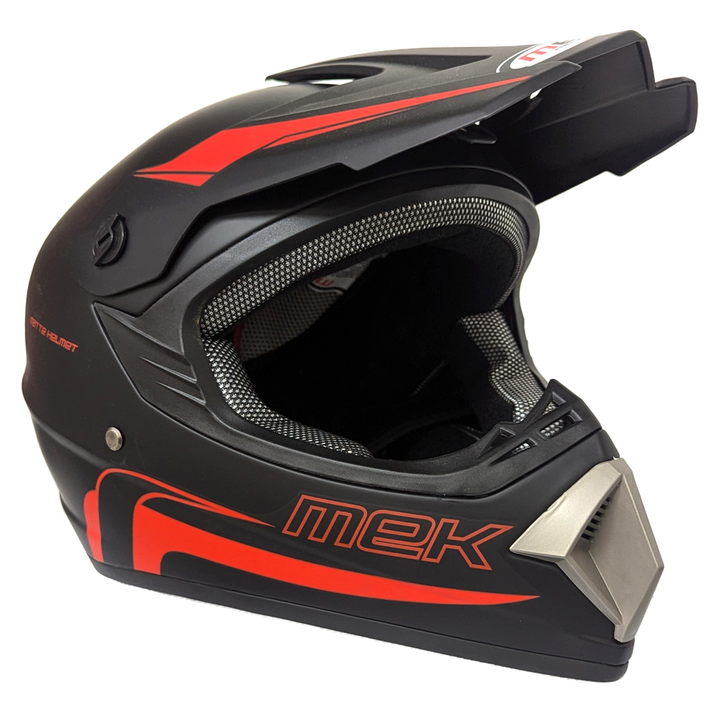 Cross Helmet MATTE Black Decal Black