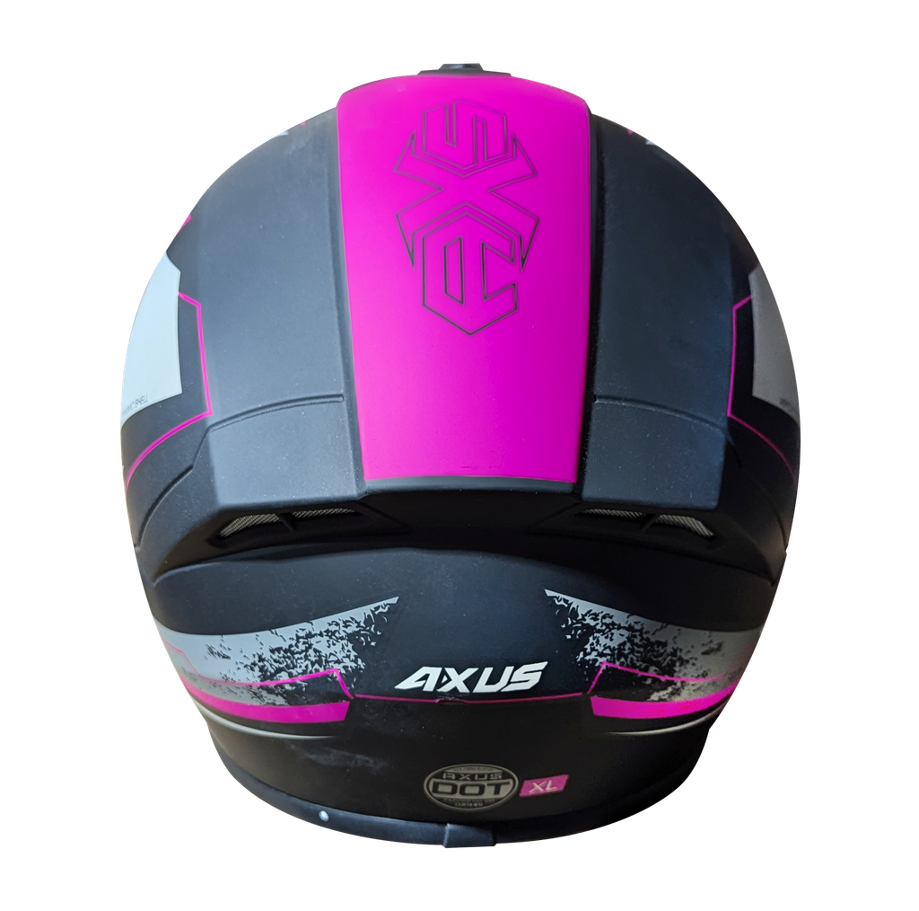 CASCO AXUS TURBO MORADO/GRIS/NEGRO TALLA XL