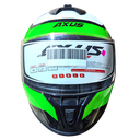CASCO AXUS IRON VERDE/NEGRO/BLANCO TALLA XL
