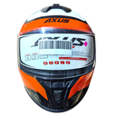 CASCO AXUS IRON NARANJA/NEGRO/BLANCO TALLA XL
