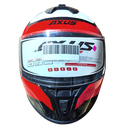 CASCO AXUS IRON   ROJO/NEGRO/BLANCO TALLA XL