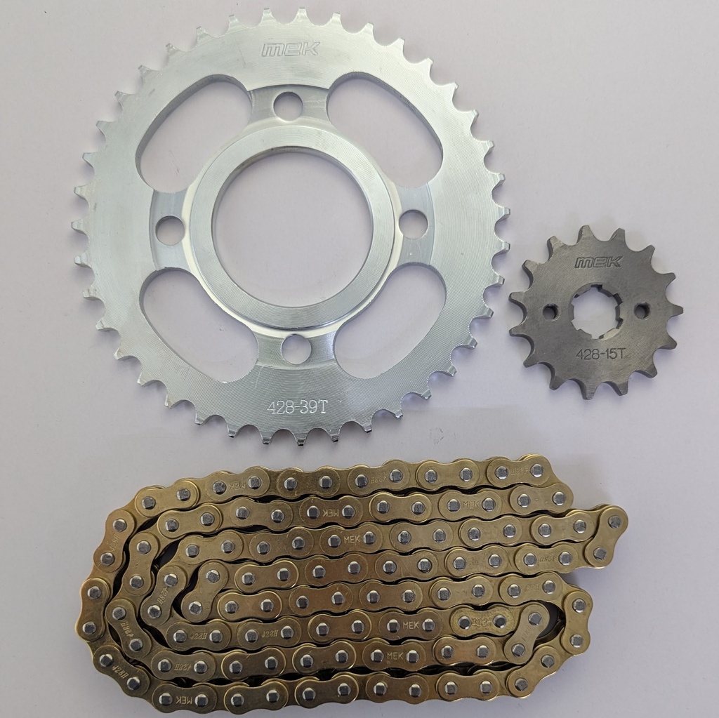 Kit de tracción FT150 Reforzado Cadena Dorada