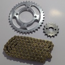 KIT DE TRACCIÓN FT128 REFORZADO CADENA DORADA