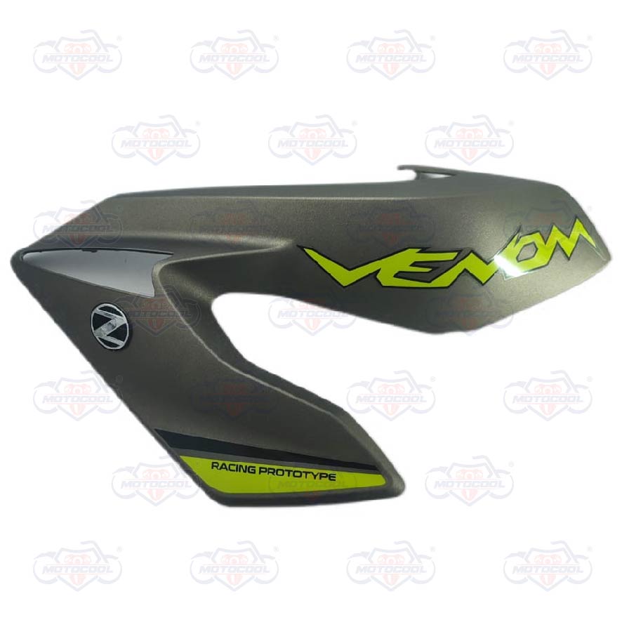[VENOM200-F16-04/VR] C-TAPADERA TANQUE IZQUIERDO GRIS/VERDE VENOM 200
