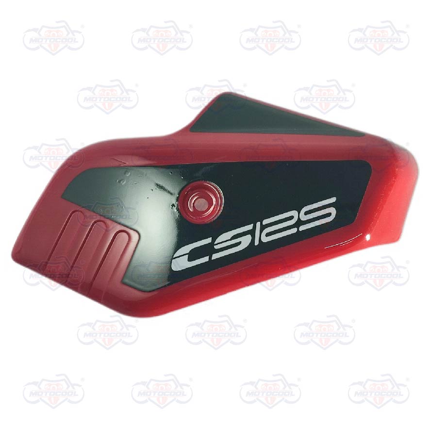 CUBIERTA DERECHA DE HORQUILLA ROJA/NEGRA