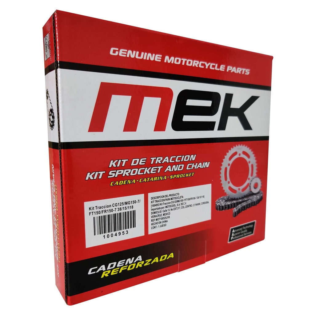 [1004953] A-KIT DE TRACCION 428H-38T-15T-118L P/TRAB (BUJES DE IMPACTO) FT150
