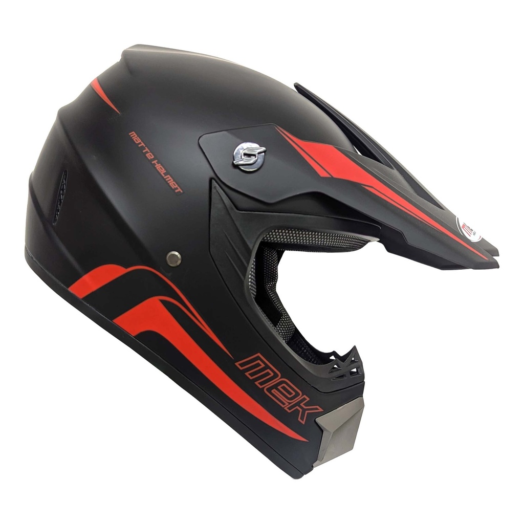 C-CROSS HELMET MATTE BLACK DECAL BLACK