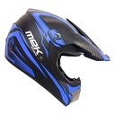 C-CROSS HELMET MATTE BLACK DECAL BLUE