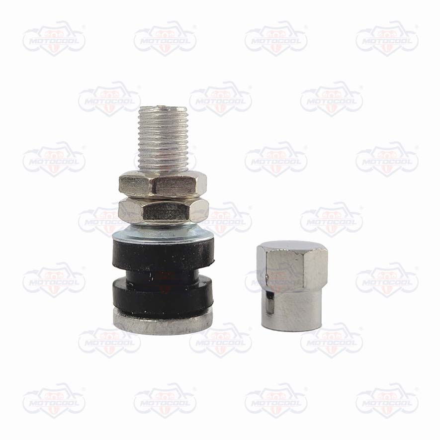 A-VALVULA LLANTA RADIAL MOTO STANDARD CROMADA
