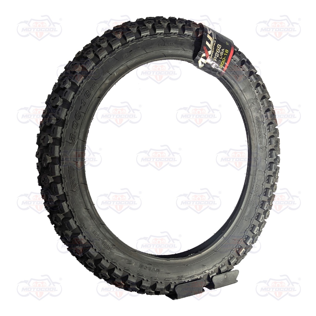 [LA1B-1417-21] A-LLANTA 3.00-18 AX288  TT 6PR DOBLE PROPOSITO
