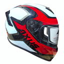 CASCO AXUS IRON   ROJO/NEGRO/BLANCO TALLA XL