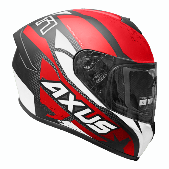 [AC1A-1018-106] CASCO AXUS T1 ROJO/BLANCO/NEGRO TALLA XL