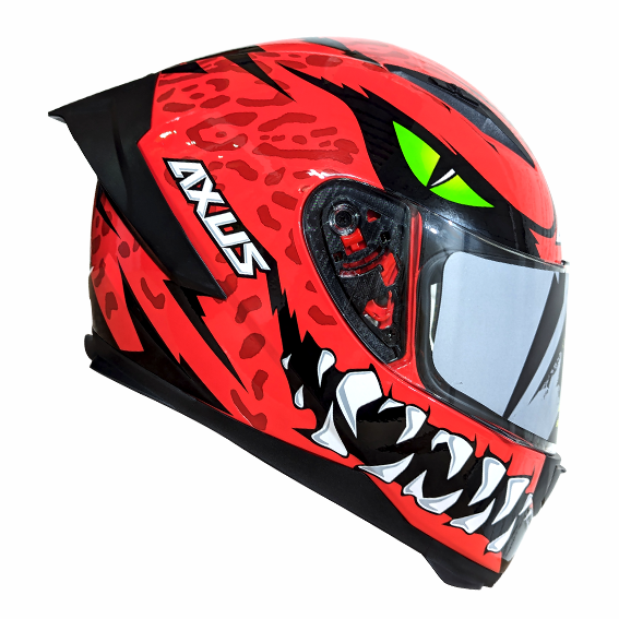 CASCO PARA MOTOCICLISTA CERRADO ANGRY RED XL