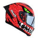B-CASCO PARA MOTOCICLISTA CERRADO ANGRY RED XL