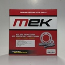 A-MOTKSFT150-G: KIT DE SPROCKET ITALIKA FT150 428H-39T-15T-108L CADENA: GRIS