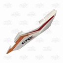 CUBIERTA TRASERA DE COLIN DERECHA NARANJA CRX300