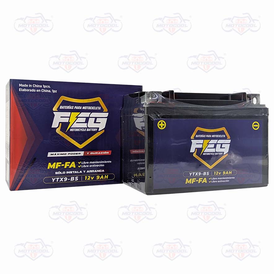 BATERIA FEG 12V9AH HOMOLOGACION ZMAX200/PLUS