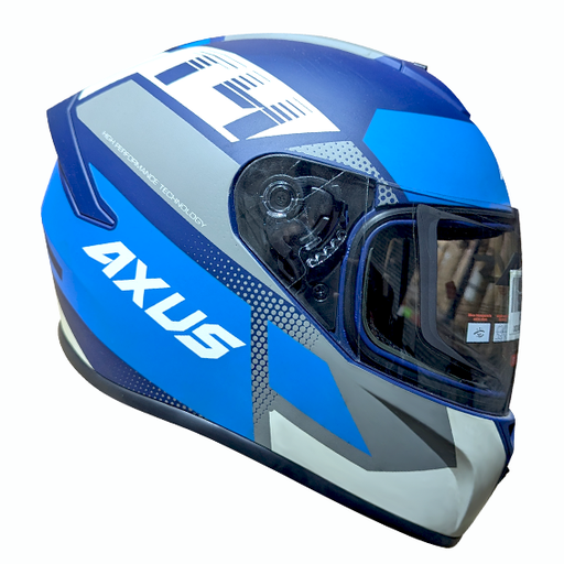 [AC1A-1019-104] CASCO AXUS T4 AZUL/AZUL TURQUESA/GRIS TALLA XL