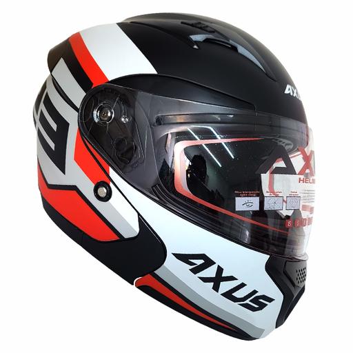 [AC1B-0011-002] CASCO ABATIBLE SPORT 23 NEGRO/ROJO